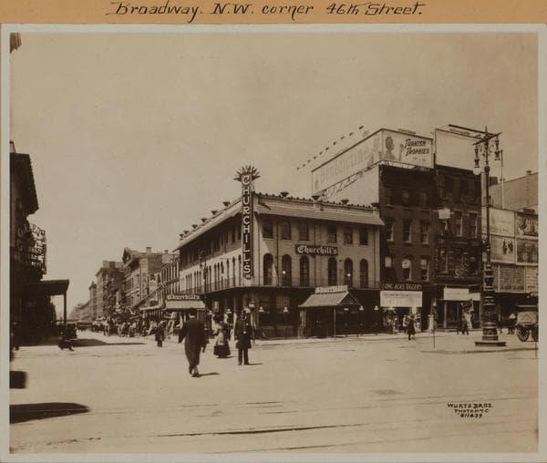 Manhattan: Broadway - 46th Street, 1909