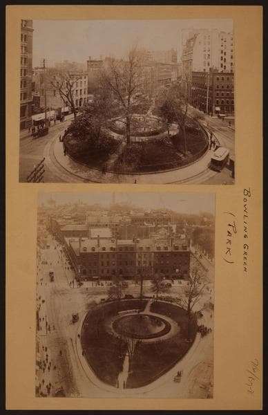 Manhattan: Broadway - Battery Place, ca. 1880
