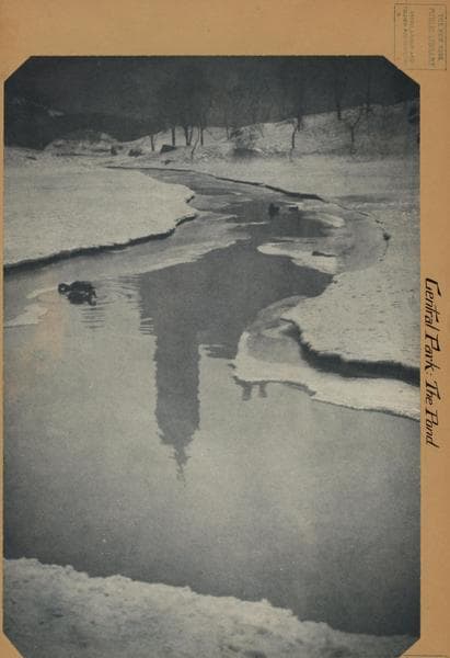 Manhattan: Central Park - The Pond., 1936