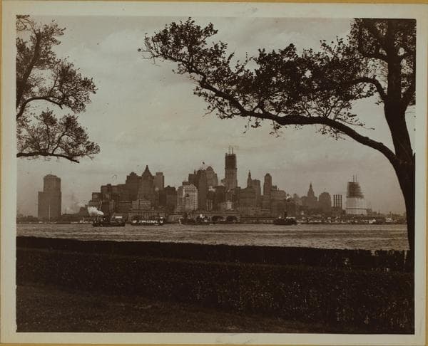 General view - [Manhattan - Downtown skyline.], 1929