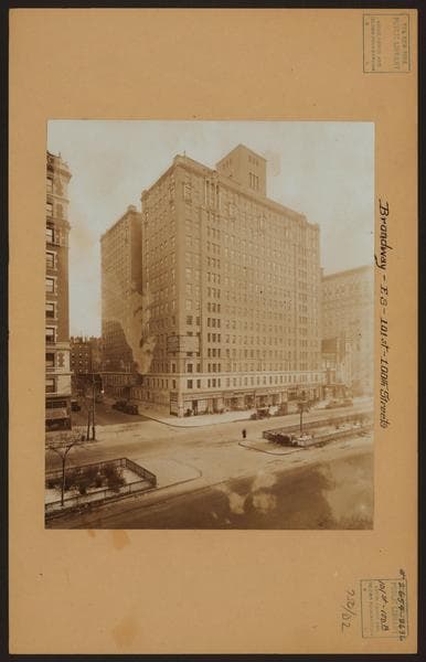 Manhattan: Broadway - 100th Street, 1925