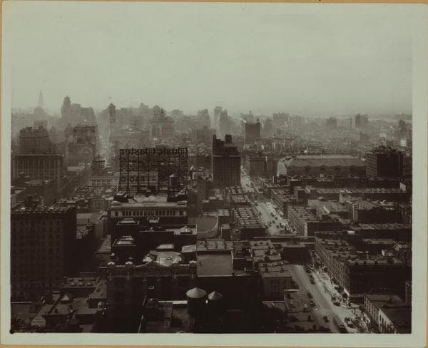 General view - Midtown Manhattan - Times Square., 1926