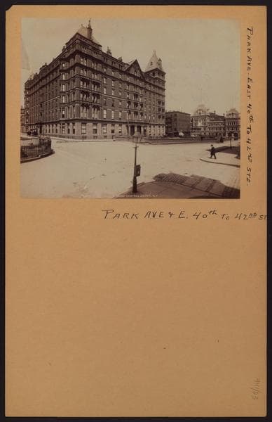 Manhattan: Park Avenue - 40th Street, 1915