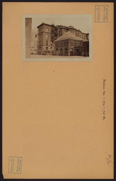 Manhattan: Madison Avenue - 70th Street, 1928