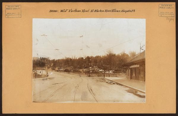 Bronx: Fordham Road (West) - Harlem River Terrace, 1917
