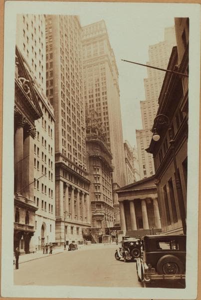 Manhattan: Nassau Street - Wall Street, 1931