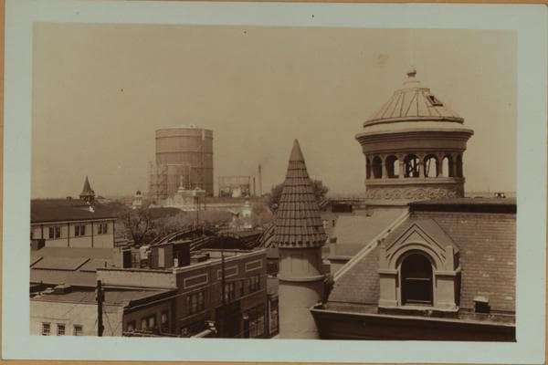 Islands - Coney Island - [General view of the island from West 8th Street elevated station, Brooklyn.], 1936
