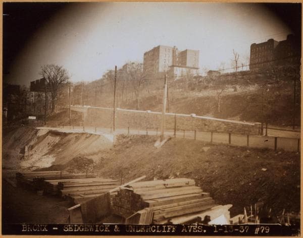 Bronx: Sedgwick Avenue - Undercliff Avenue, 1937