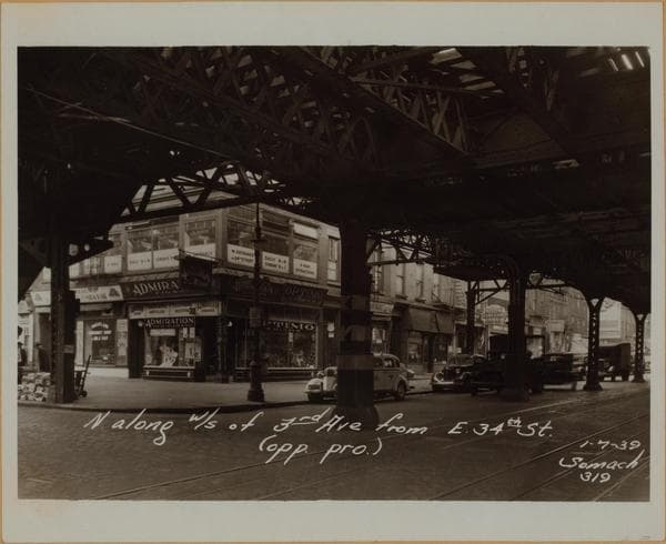 Manhattan: 3rd Avenue - 34th Street (East), 1939