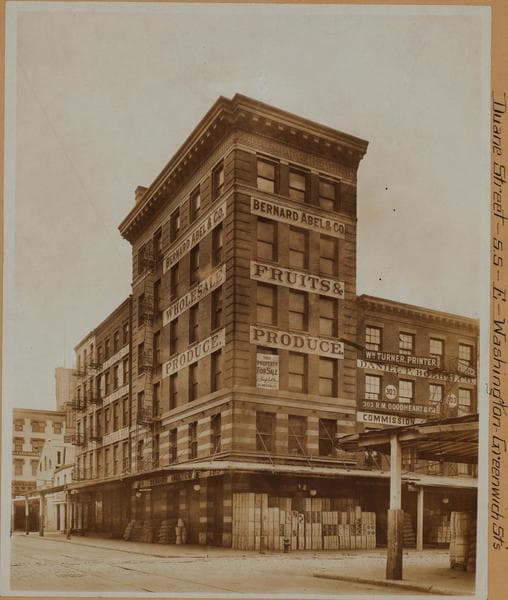 Manhattan: Duane Street - Washington Street, 1915