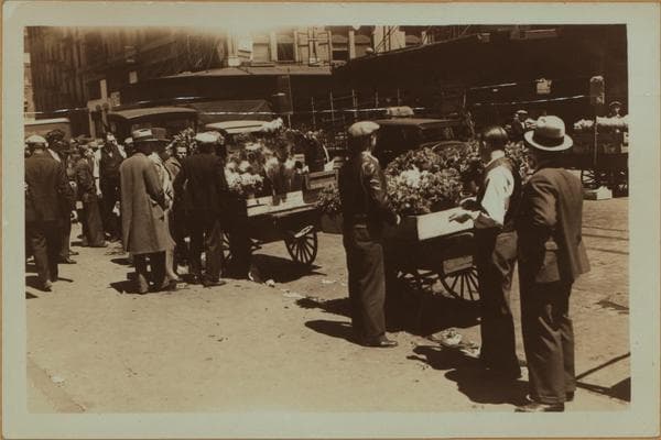 Occupations - Peddlers - Flowers., 1935–1937