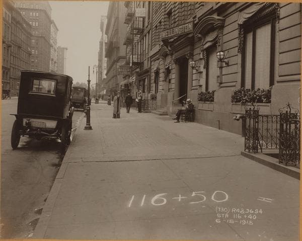 Manhattan: 7th Avenue - 55th Street, 1915
