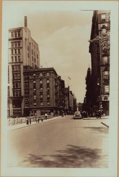 Manhattan: White Street - Baxter Street, 1938