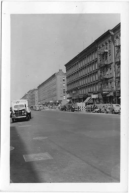 Columbus Avenue at 90th Street and , East side to North, Manhattan, 1941-04-20