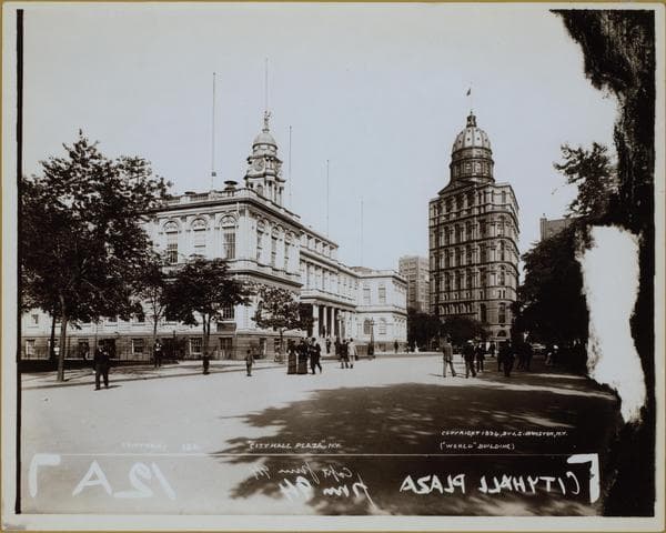 Manhattan: City Hall Park - City Hall., 1945