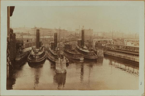 Harlem River - Bronx - Willis Avenue Bridge., 1931