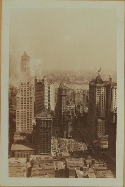 General view - [Manhattan - West Street - Between Vesey and Barcley Streets (East).], 1930