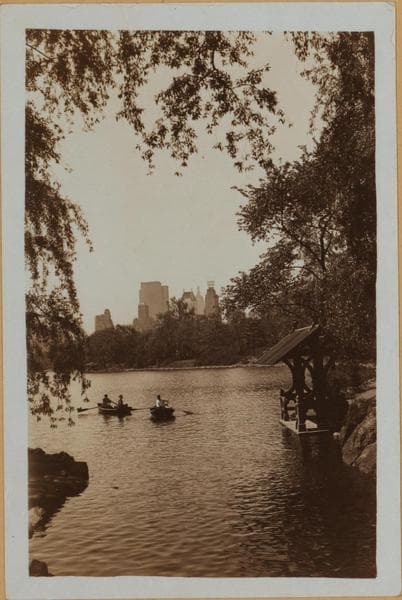 Manhattan: Central Park - The Lake., 1933–1935