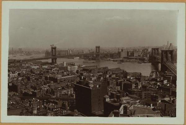 Bridges - Manhattan Bridge - [Brooklyn Bridge.], 1933
