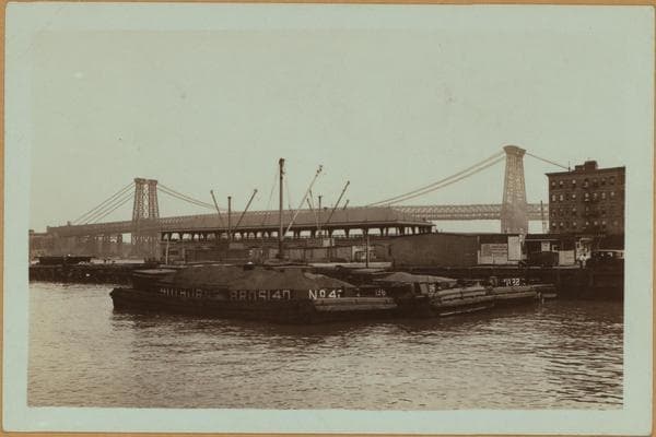 Bridges - Williamsburg Bridge [spans the East River, beginning at Delancey Street in Manhattan and terminating in Williamsburg, Brooklyn.], 1933