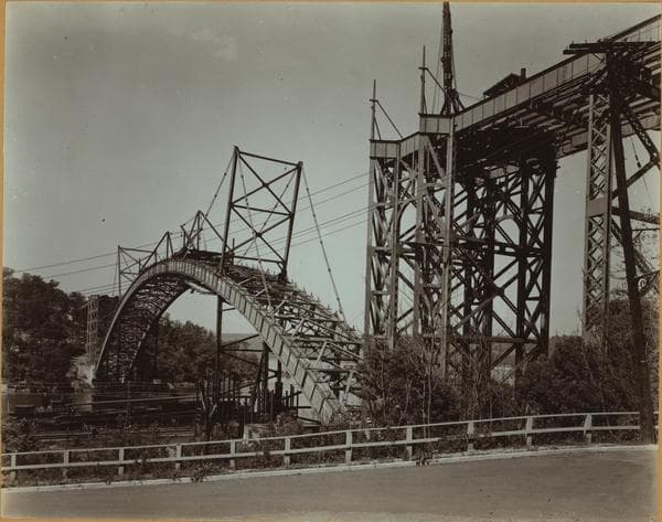 Bridges - Henry Hudson Memorial Bridge - [Inwood Hill Park.], 1936