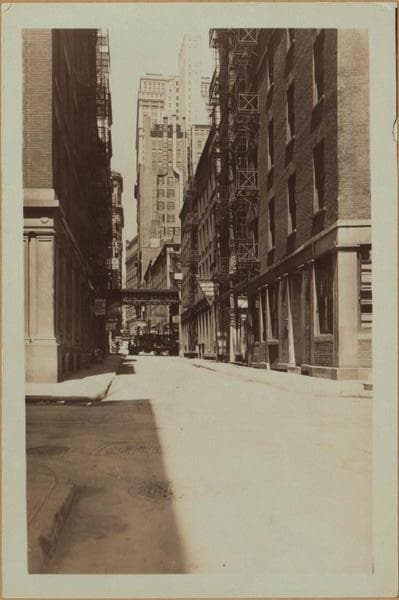 Manhattan: Pine Street - Water Street, 1930