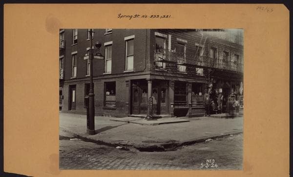 Manhattan: Spring Street - West Street, 1924