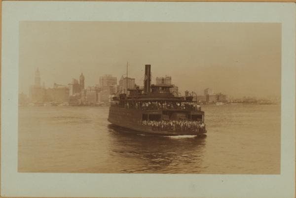 North (Hudson) River - Shore and skyline - Manhattan - Battery - 14th Street., 1925–1936