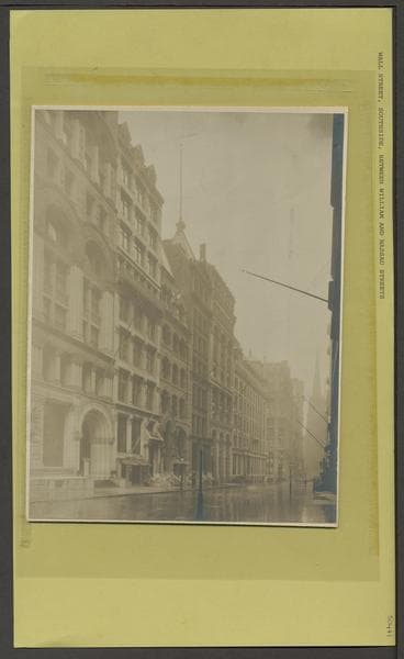 Wall Street - William Street - Nassau Street, south side