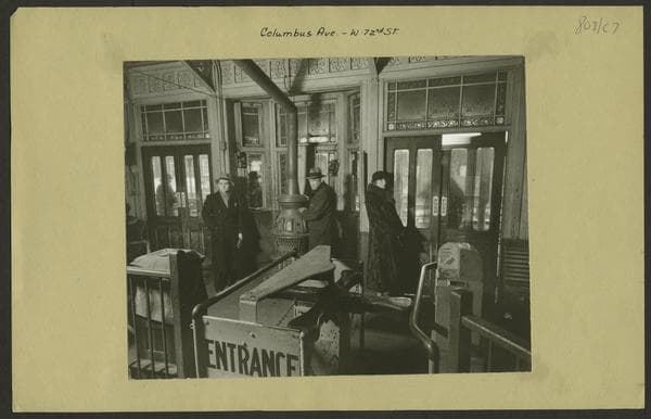 Manhattan: Columbus Avenue - 72nd Street (West)., 1936