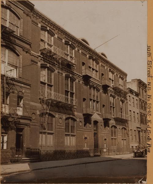 Manhattan: 10th Street (West) - 6th Avenue, 1923