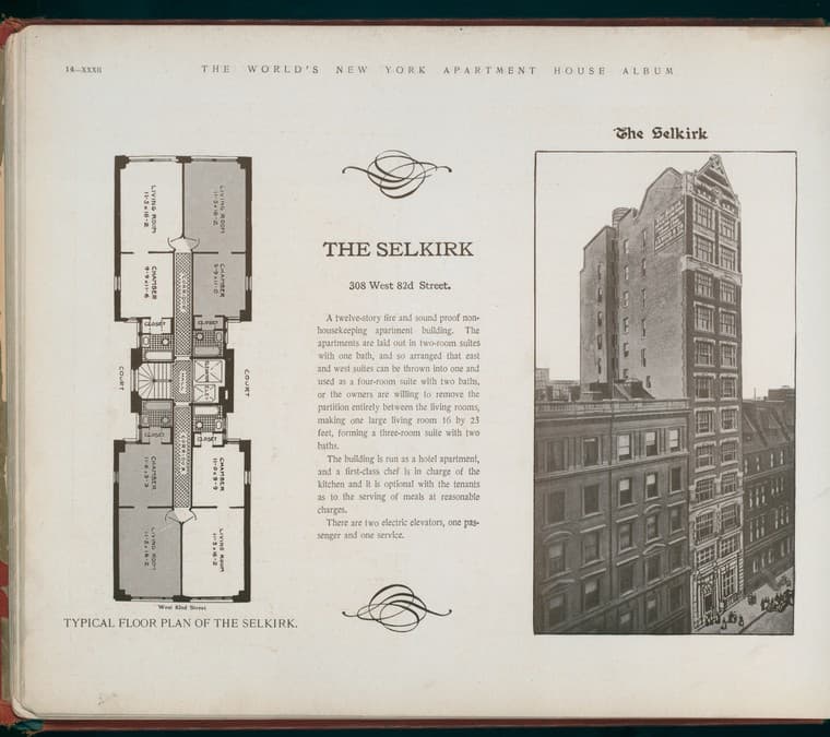 The Selkirk. 308 West 82nd Street., 1910-03