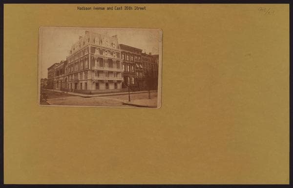 Manhattan: Madison Avenue - 26th Street (East), 1875