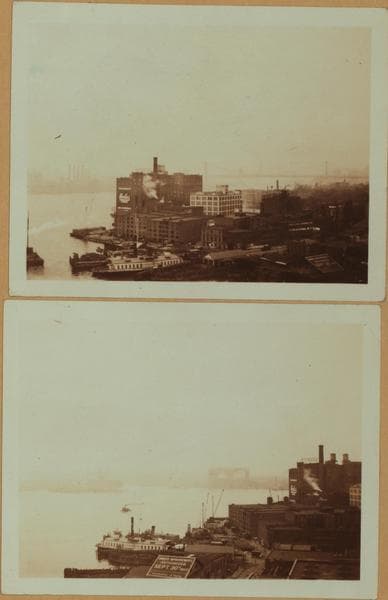 General view - [Manhattan - Between East and Broome Streets - Grand Street Ferry Terminal.], 1922–1924
