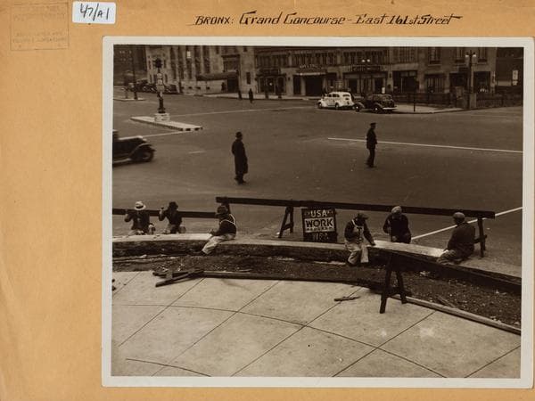 Bronx: Grand Concourse - 161st Street (East), 1936