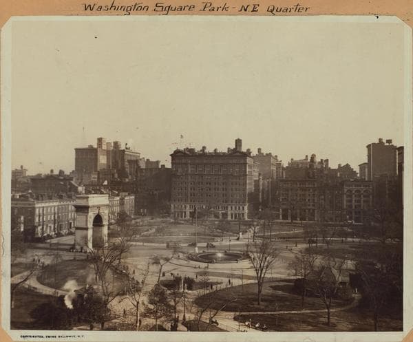 Manhattan: Washington Square North - 4th Street (West), 1925