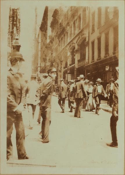 Street scenes - Shoppers and crowds., 1897