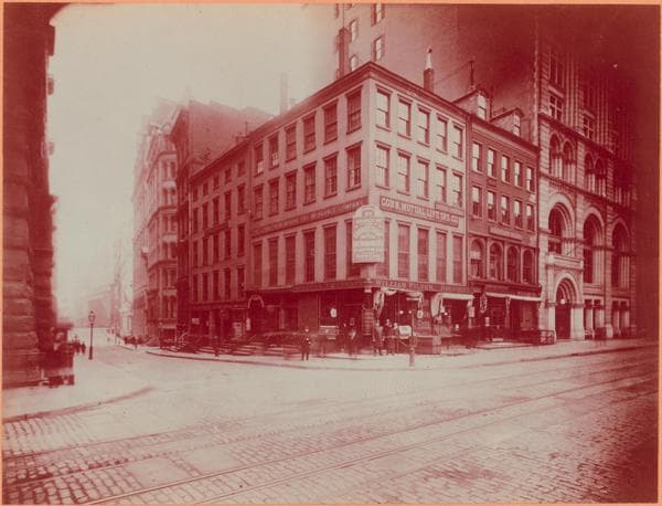 Manhattan: Wall Street - Broadway, 1900