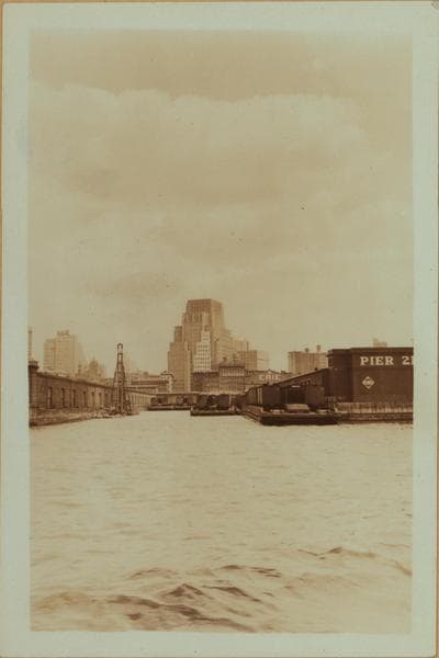 North (Hudson) River - Piers 21-22., 1931