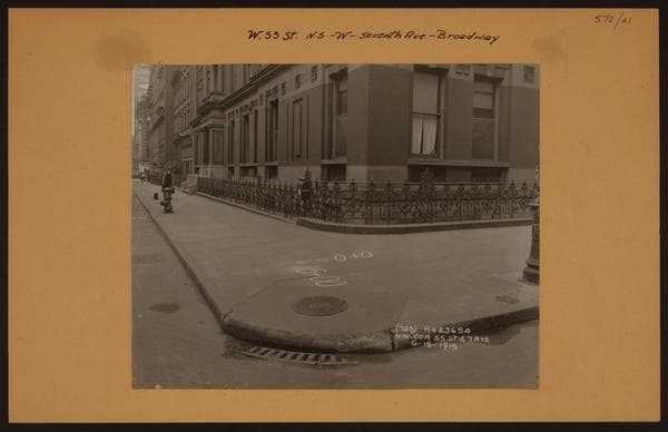 Manhattan: 55th Street (West) - 7th Avenue, 1915