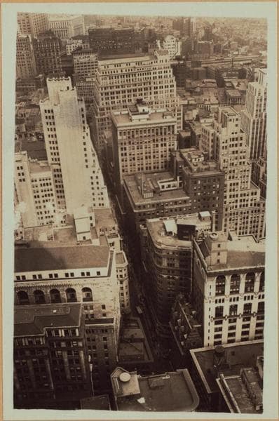 Manhattan: William Street - Pine Street, 1933