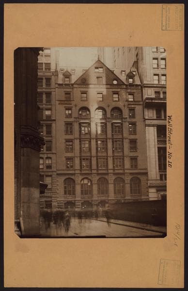Manhattan: Wall Street - Nassau Street, 1923