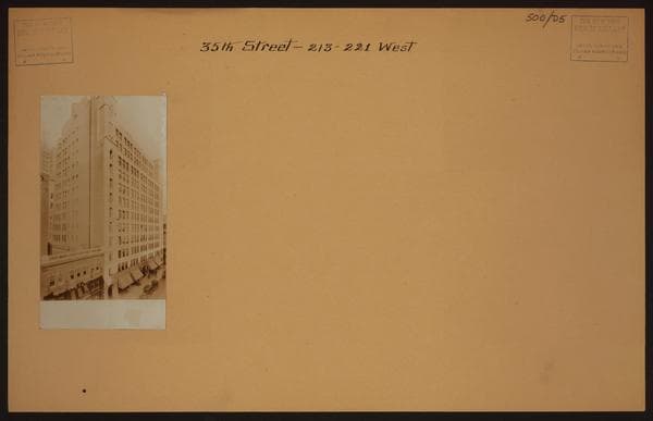 Manhattan: 35th Street (West) - 7th Avenue, 1922