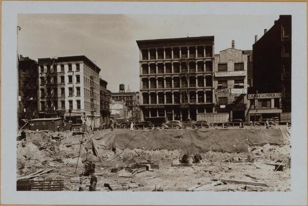 Manhattan: Canal Street - Wooster Street, 1928