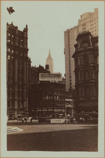 Manhattan: Park Row - Spruce Street, 1933