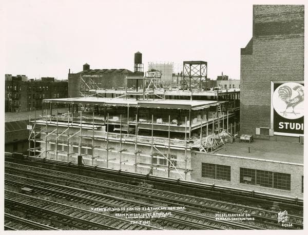 East 107th Street - Park Avenue (looking northeast across railroad tracks), 1947-05-07