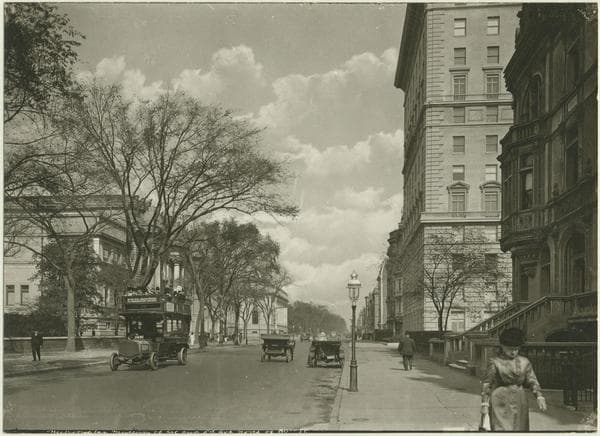 Fifth Avenue - 80th Street, west side - looking north