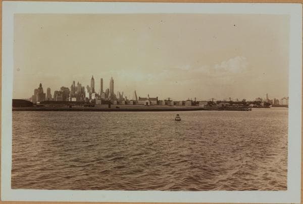 Islands - Governors Island - [View of the island from Buttermilk Channel.], 1933