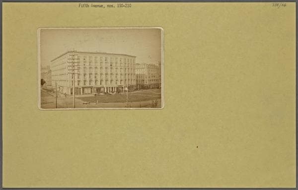 Manhattan: 5th Avenue - [Between 23rd and 24th Streets], 1875