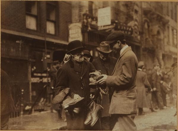 Occupations - Peddlers - Shoes - [Lower east side.], 1930–1934